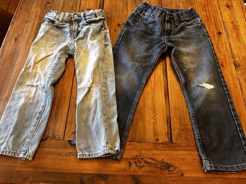 Boys Kids Jeans Size 4 Lot Of 2 Gap PD&C Brand Denim Pants